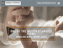 Tablet Screenshot of birthinjuryattorneyinfo.com